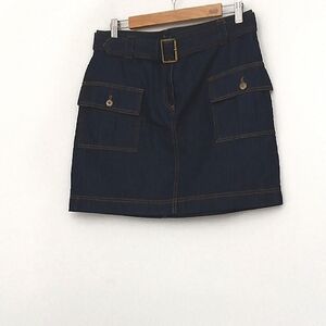 Brooks Brothers Dark Blue Mini Skirt